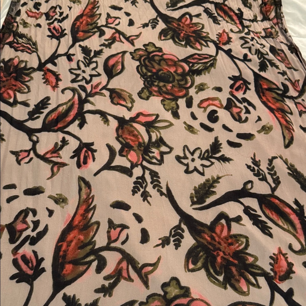 Floral Print Scarf/Wrap